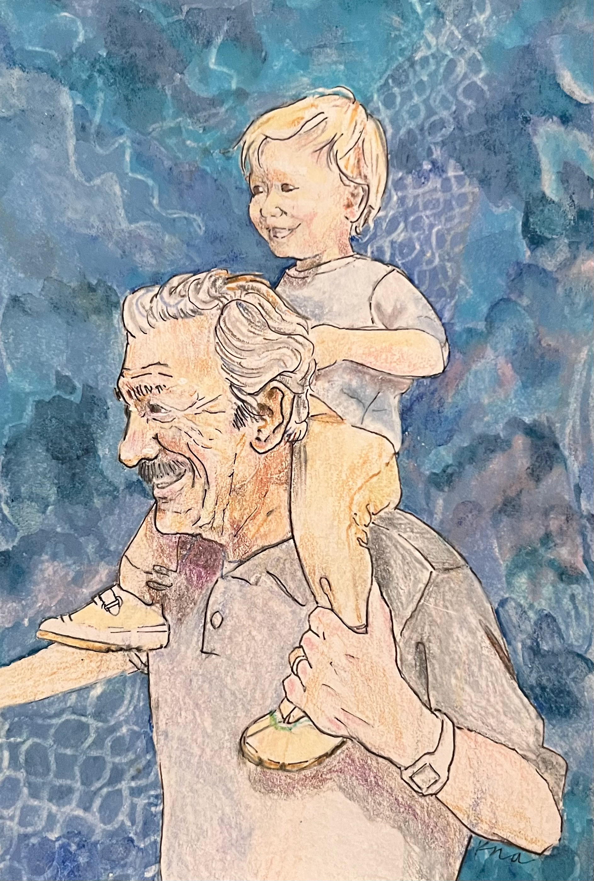 Bodie&Dub, pen & colored pencil. 2025