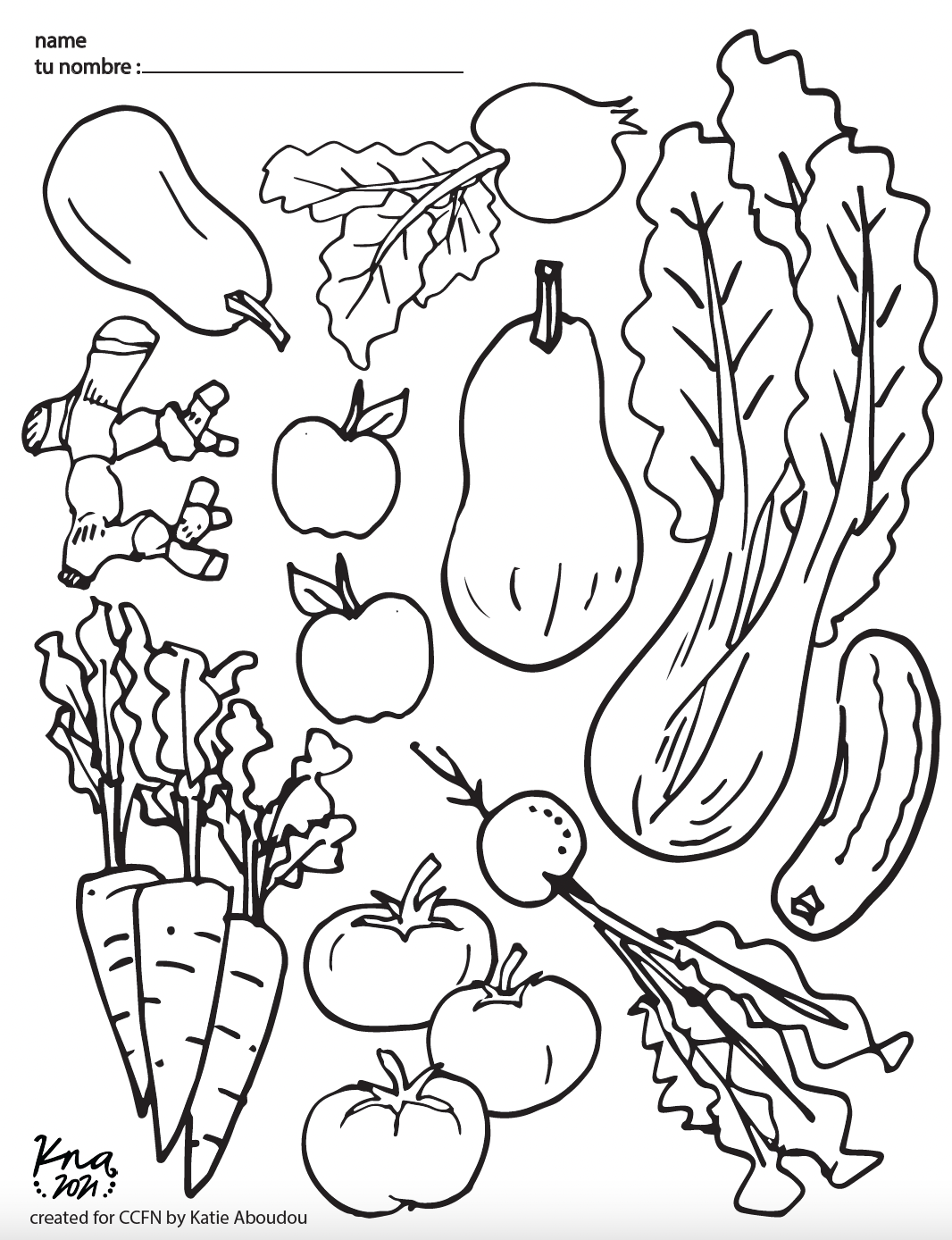 fruits and veggies