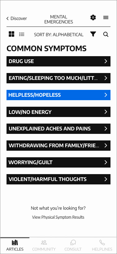 4. Common Symptoms