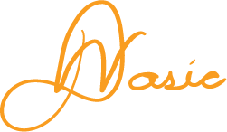 David Vasic’s signature in vibrant orange.