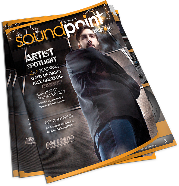 mockup of a magazine stack displaying the front cover.