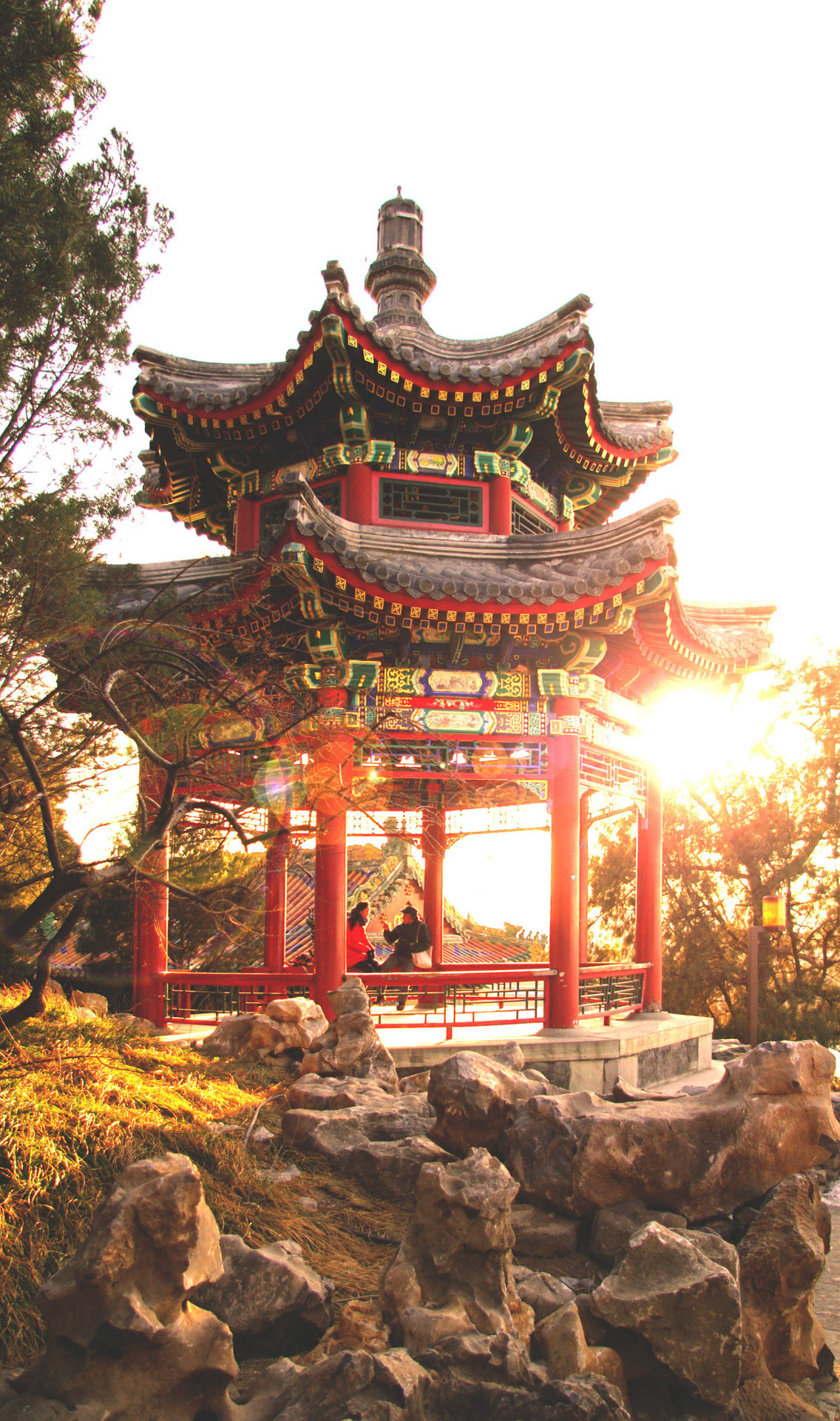 Pavillion Sunset - Beijing