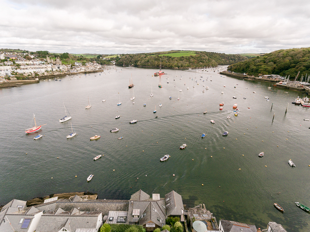 Aerial Holiday Cottage View