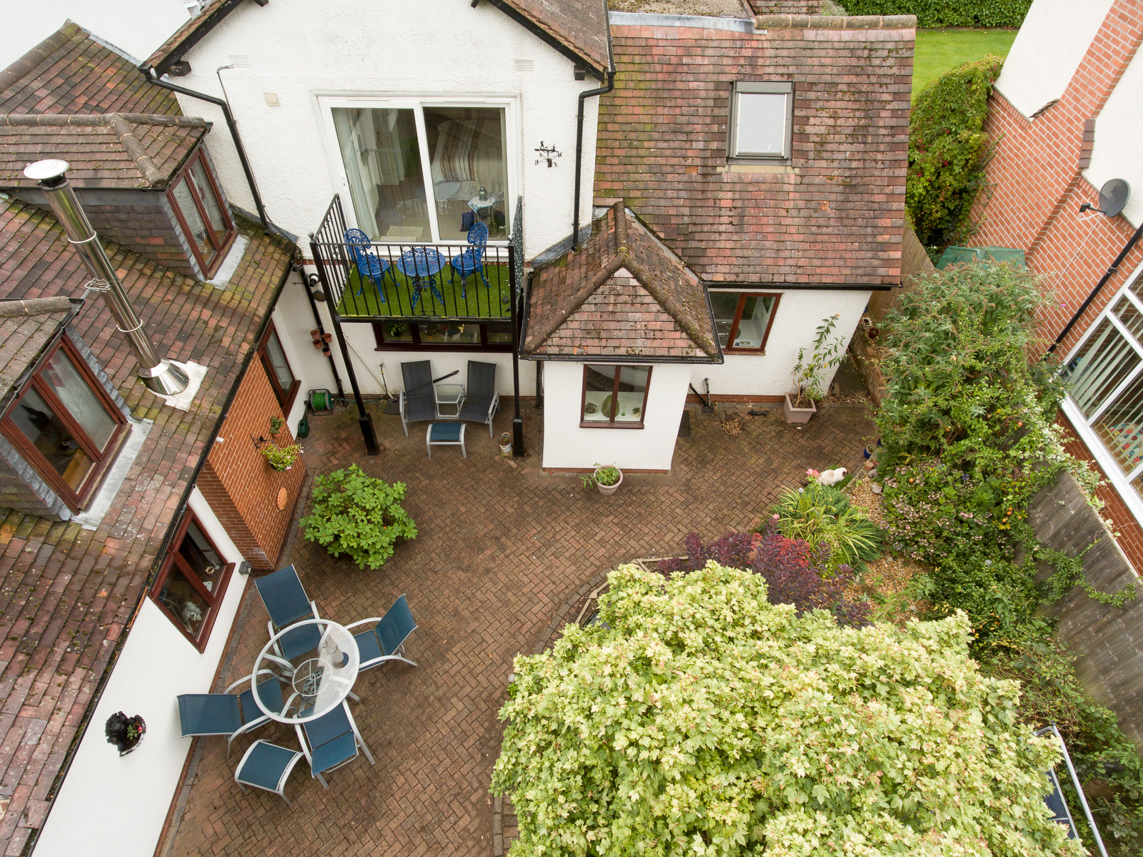 Aerial Rear Elevation