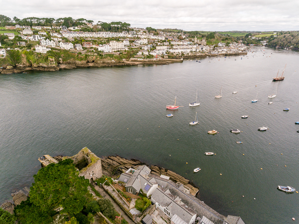 Aerial Holiday Cottage View