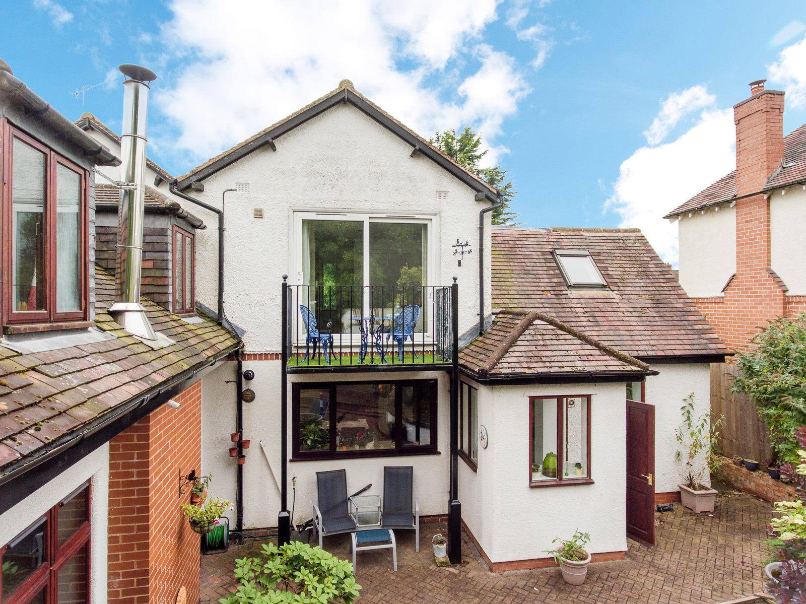 Aerial Rear Elevation