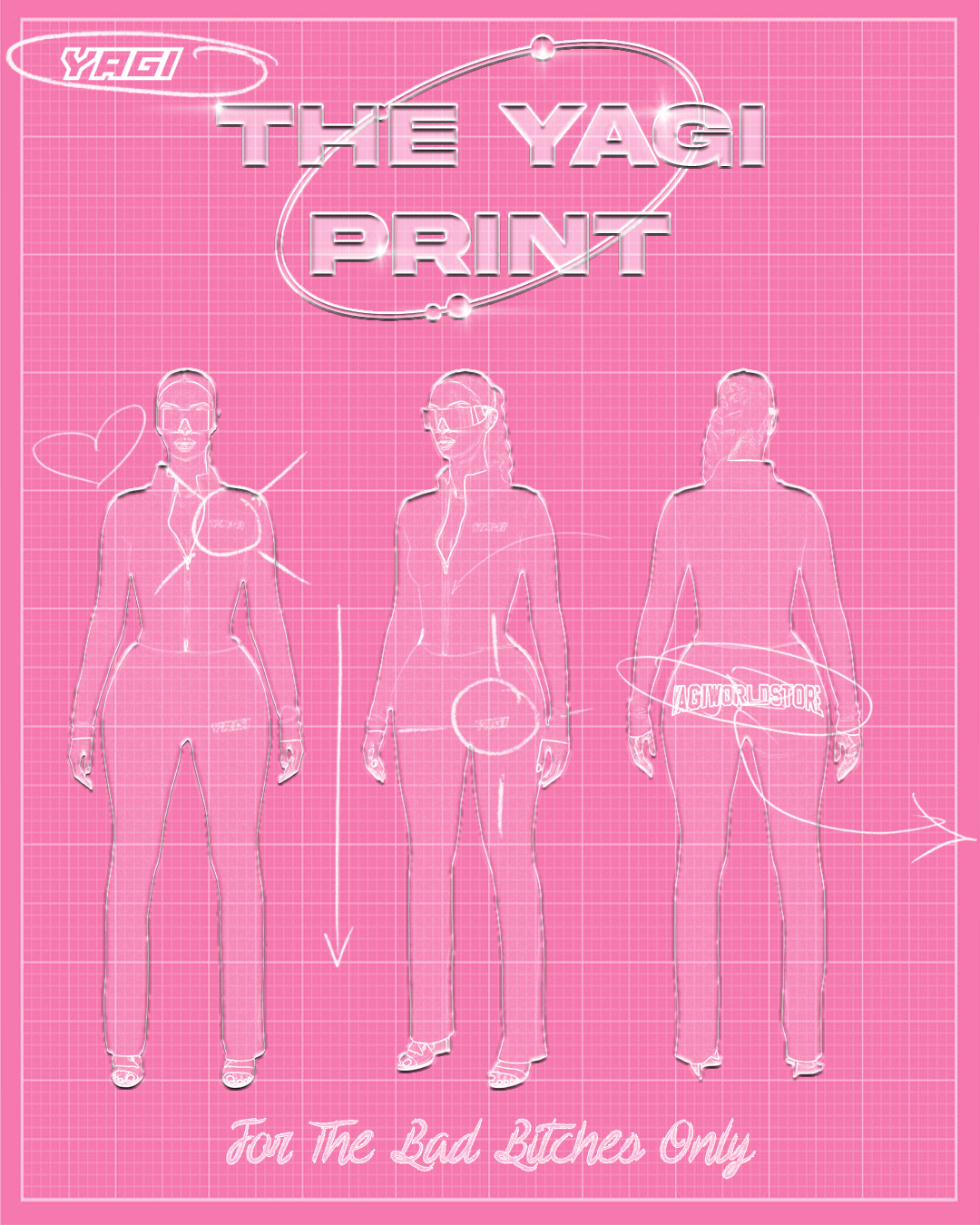 Blueprint inspired poster, Images from yagi-wrld.com