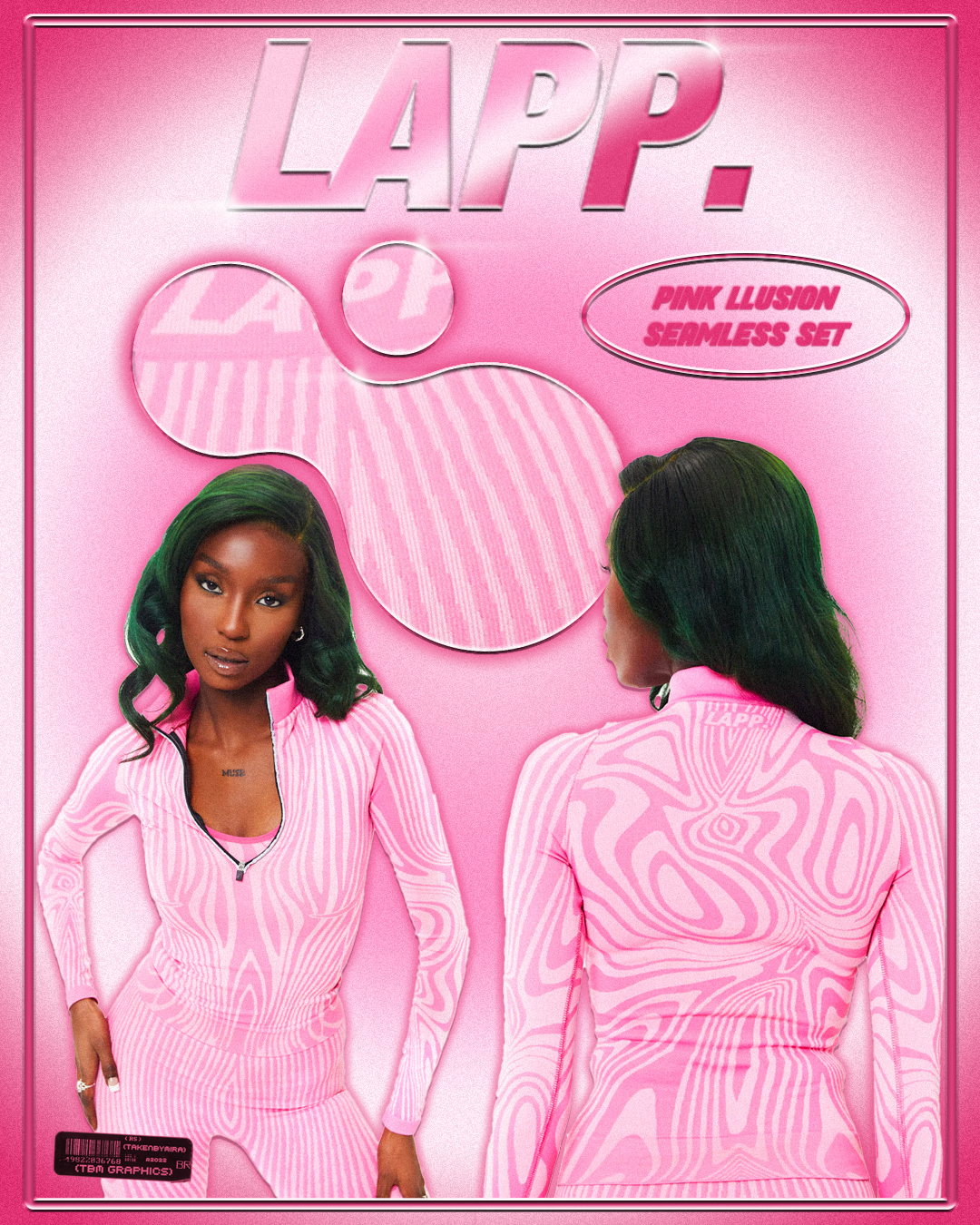 Metallic gradient poster, images from lappthebrand.com
