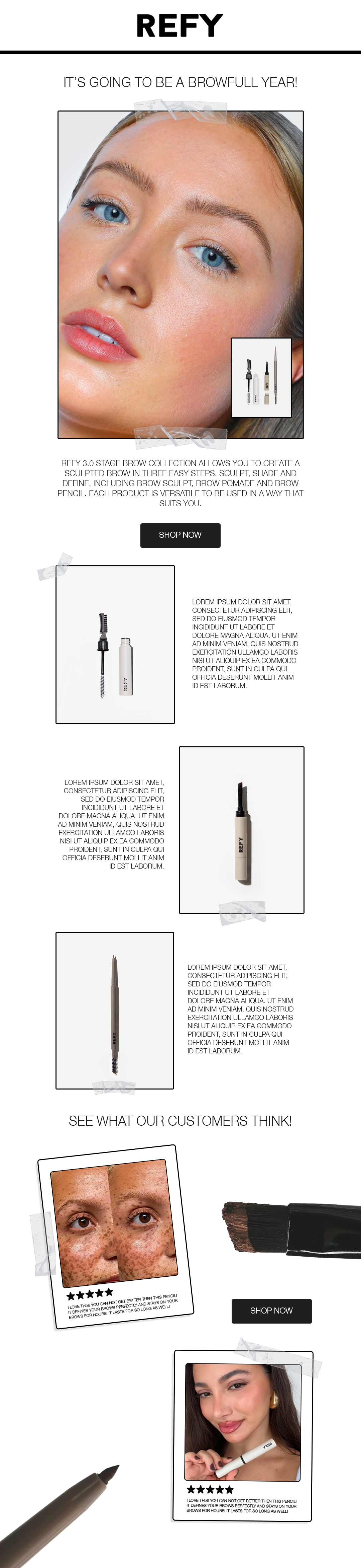 Concept Email Design @Refy