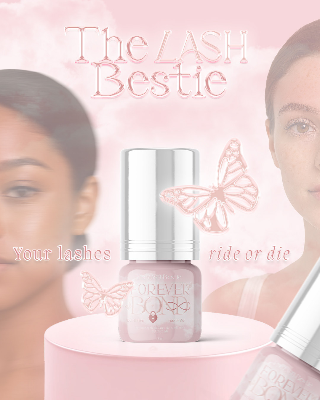 Freelance Product Design, Ai Gen Models & Poster Design For @thelashbestie