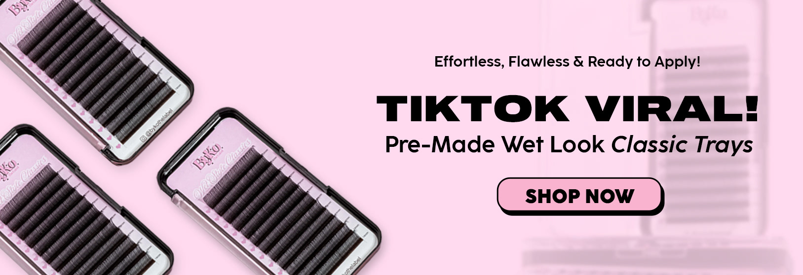 Website banner for bykothelabel.com - Freelance Web Design