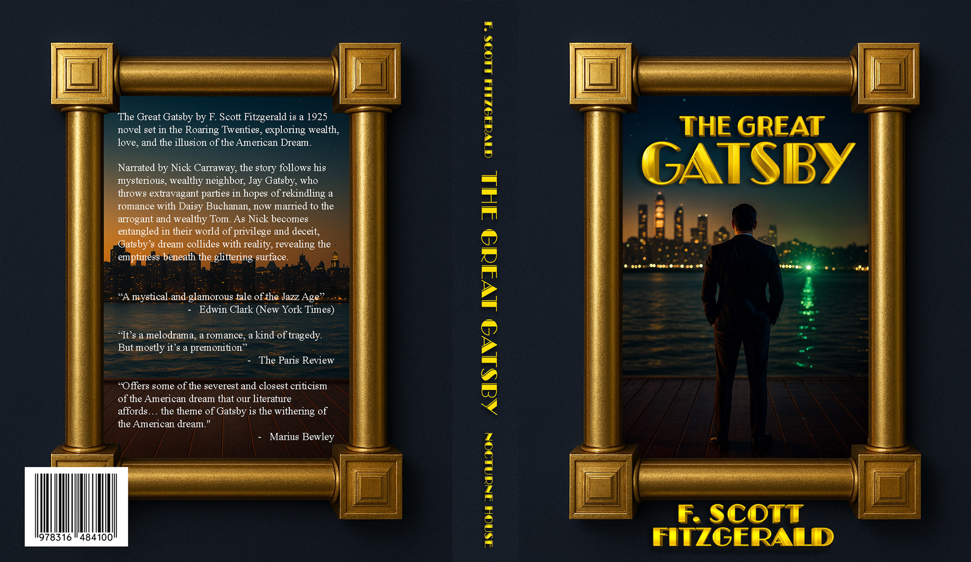 Front, Back and Spine