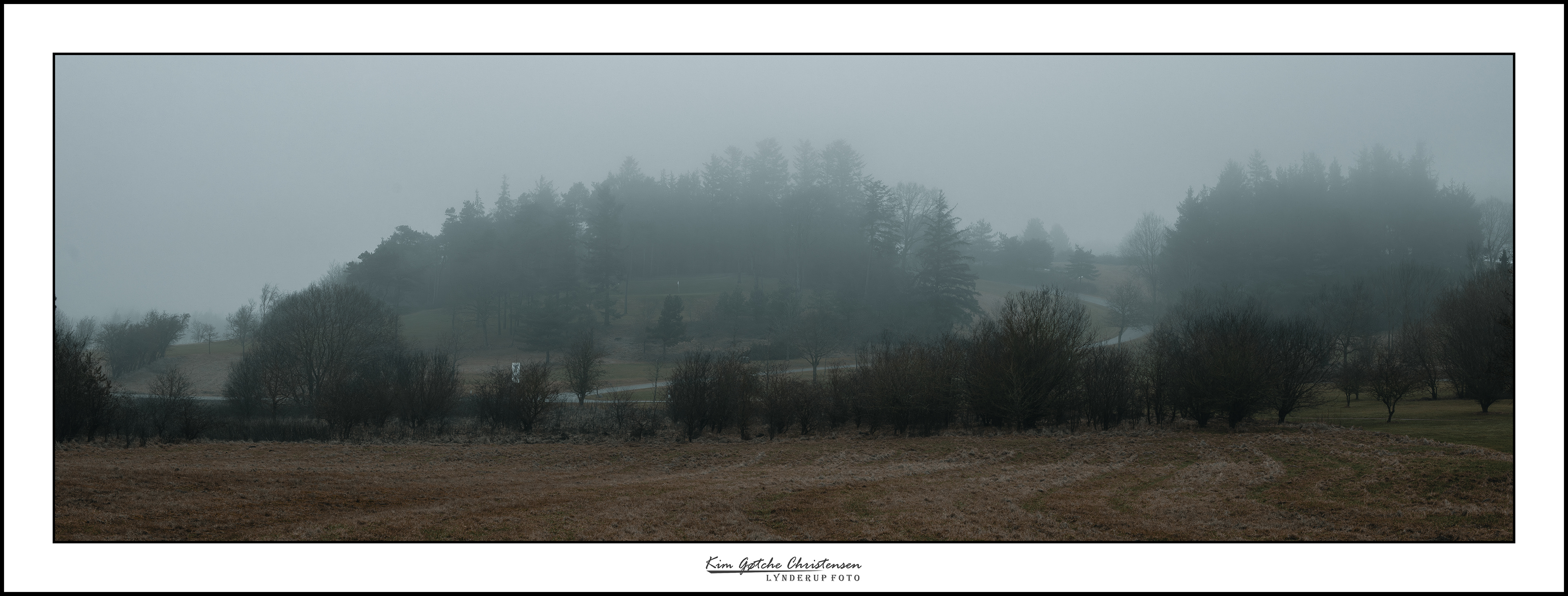 Panoramabillede ved Hjarbæk Golf Klub.