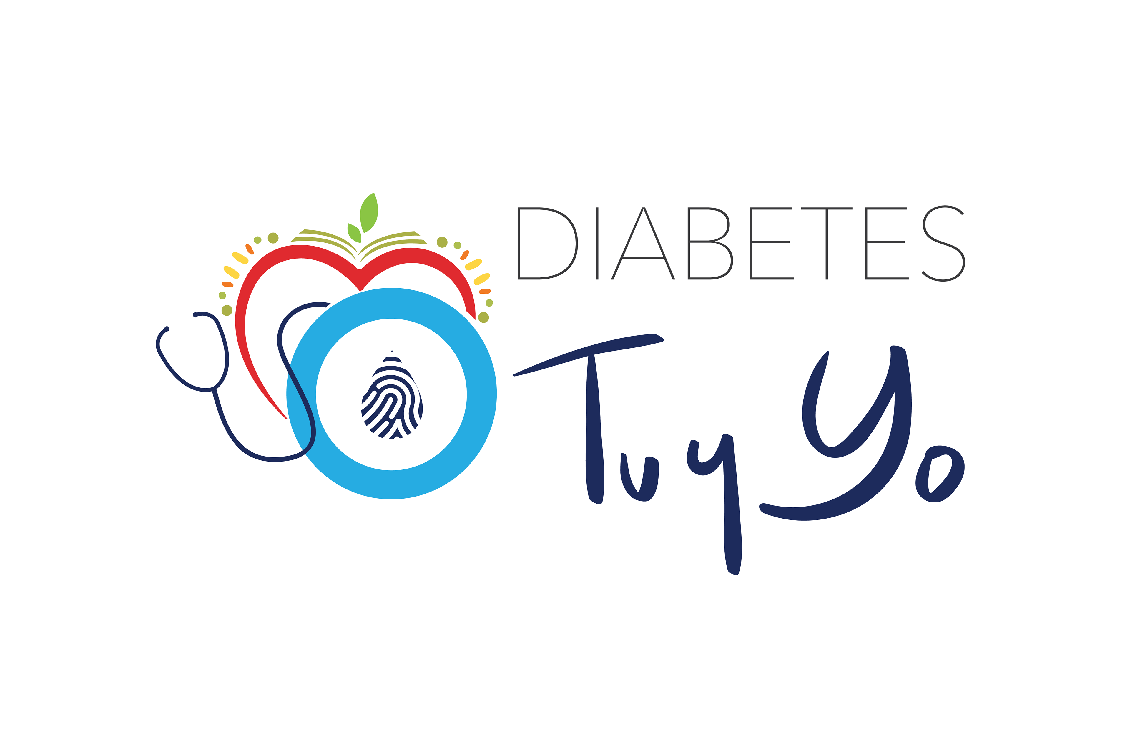 Logo opcional para uso en otros medios para Diabetes Tu  y YO