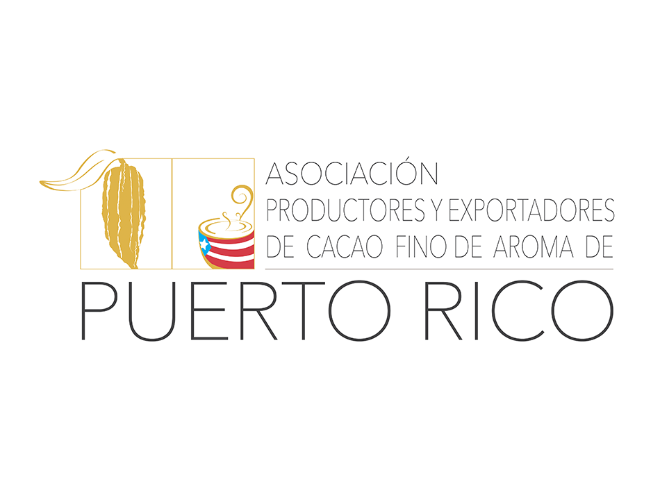 Logo para la Asociación de Productores y Exportadores de Cacao Fino de Aroma de Puerto Rico