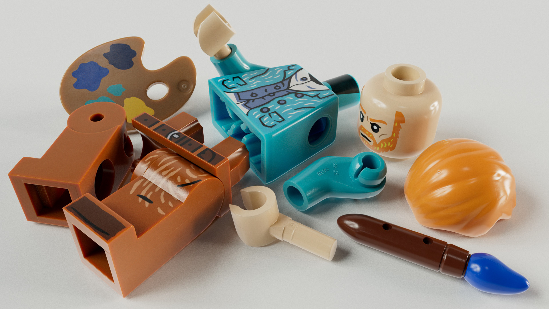 ArtStation - LEGO Minifigure 3D model + PBR Textures