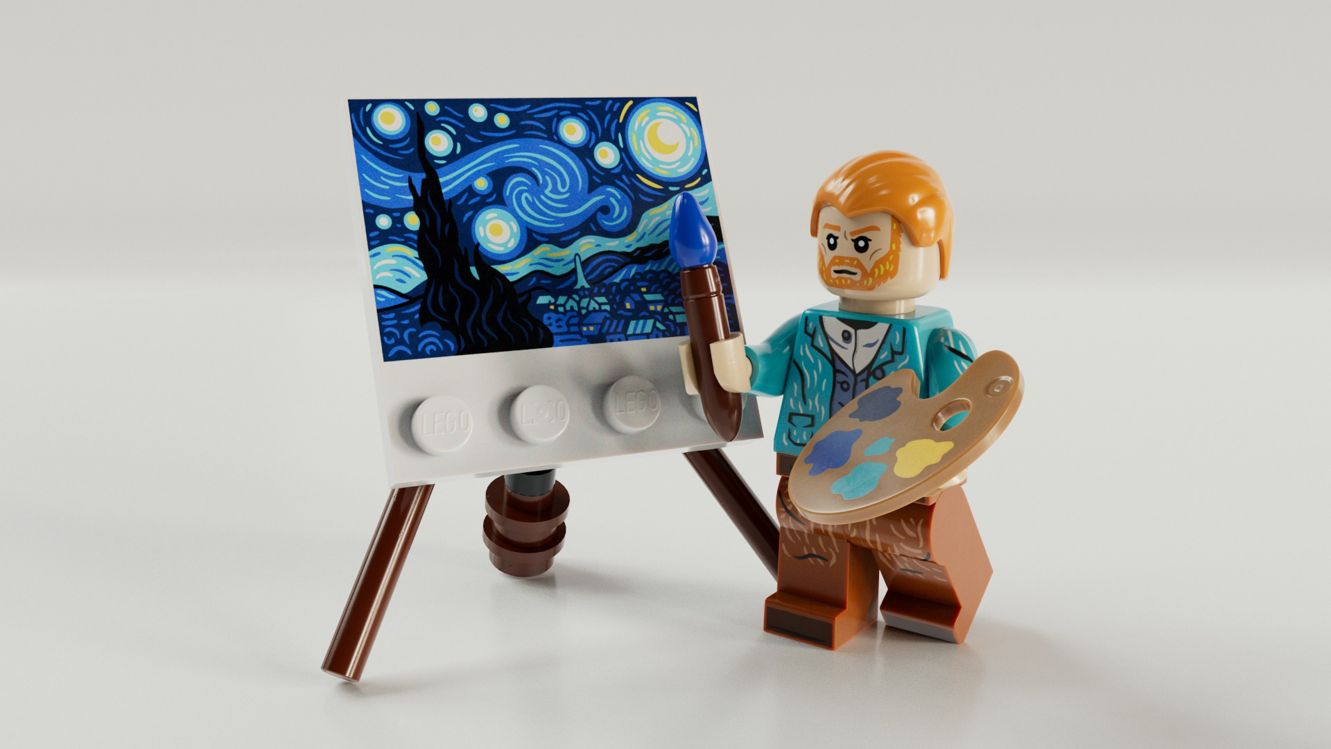 LEGO Is Recreating Van Gogh's Famous 'Starry Night' Painting Into A 3D LEGO  Set