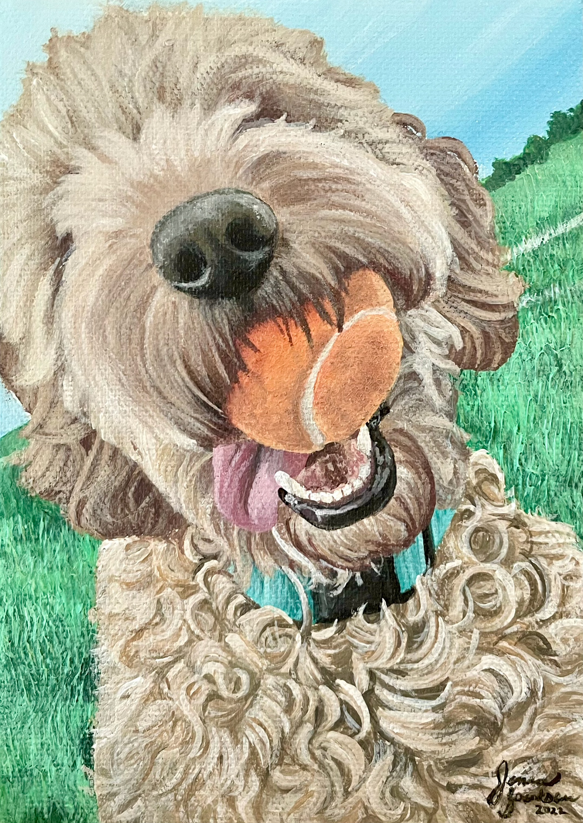 Tucker, 5x7 in. (2022)
