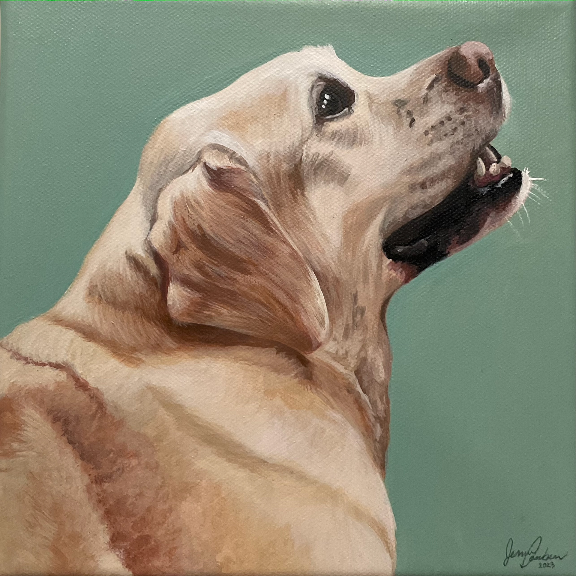 Trooper, 8x8 in. (2022)