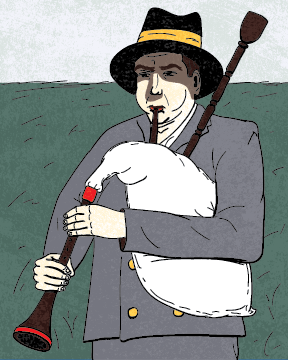 Eleven Pipers Piping