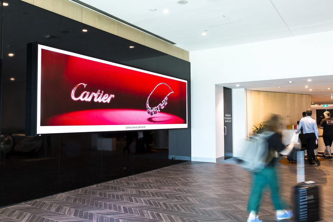 oOh! Qantas Lounge Melbourne Airport / 1.5mm 5.76mW x 1.62mH
