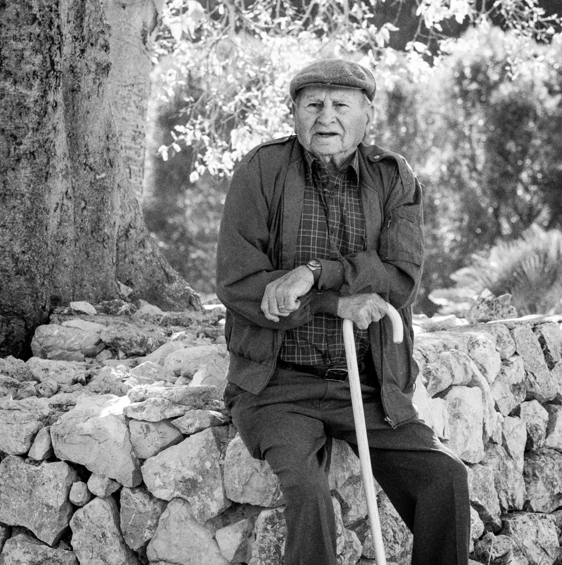 L'amo en Joan Faro. Artà. 88 anys