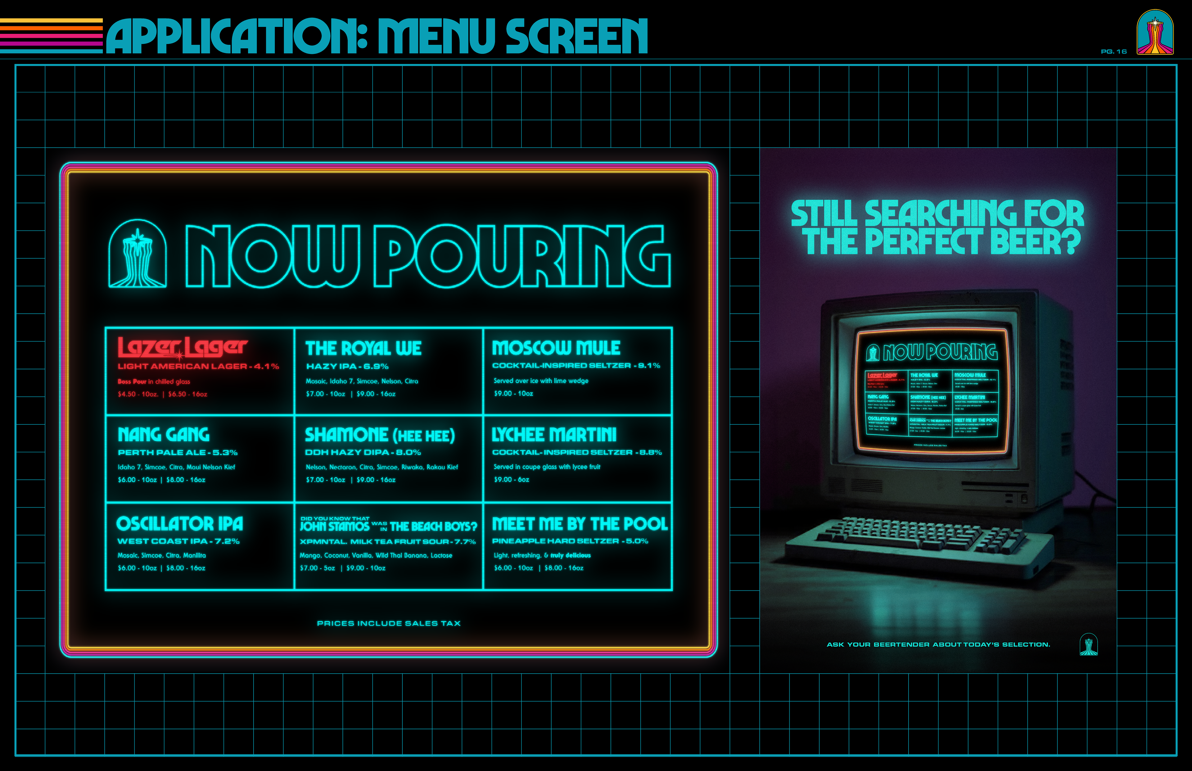 Menu Design