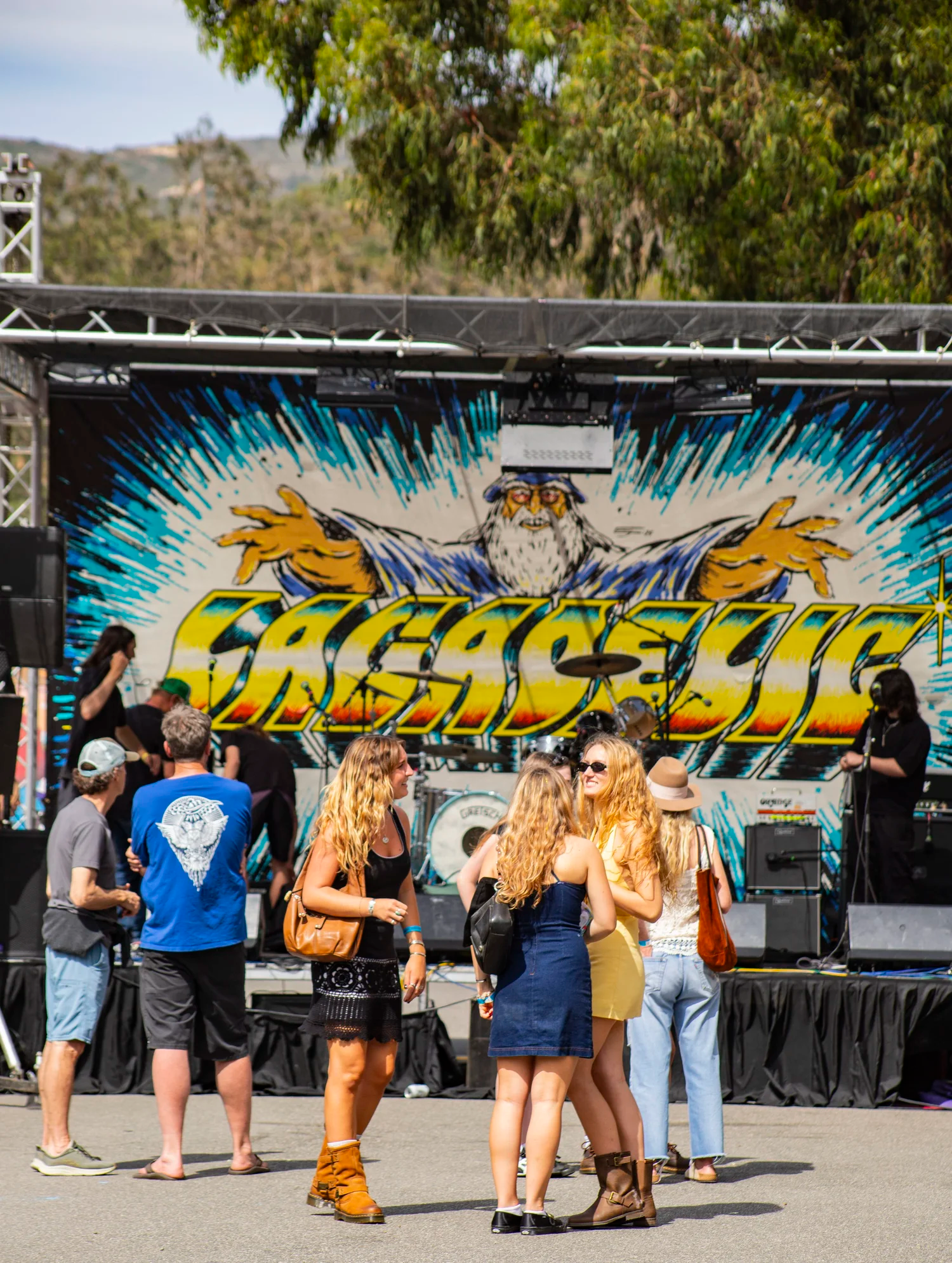 Stage backdrop
