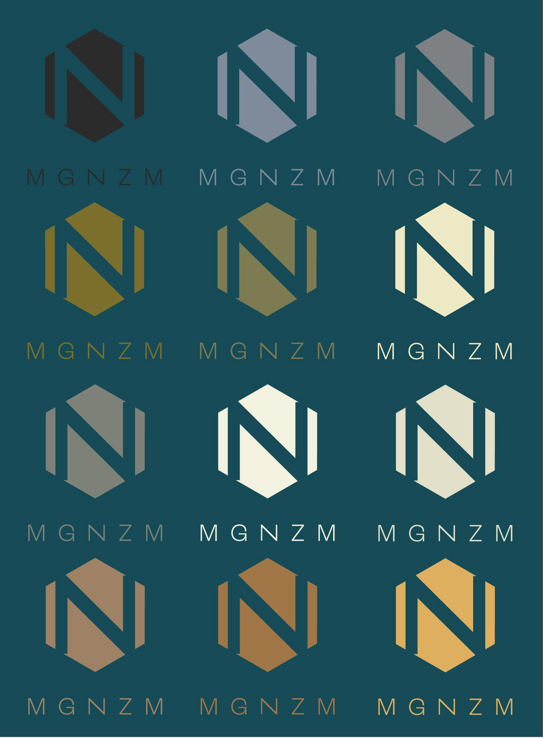 SECONDARY LOGO WITH BRAND PALETTE