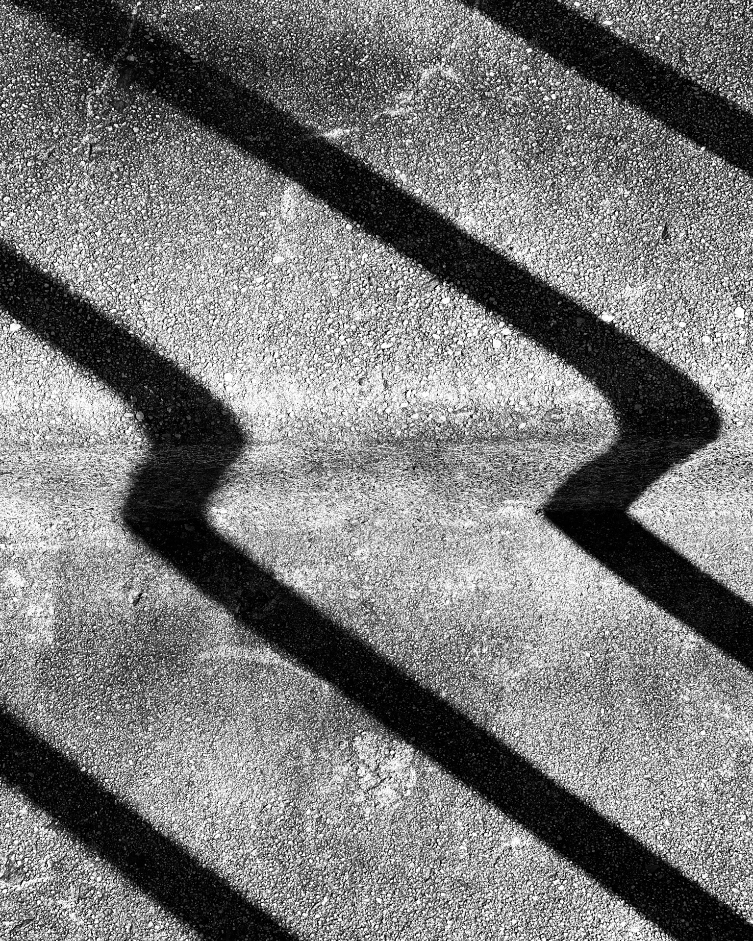 Shadow Climbing the Stairs