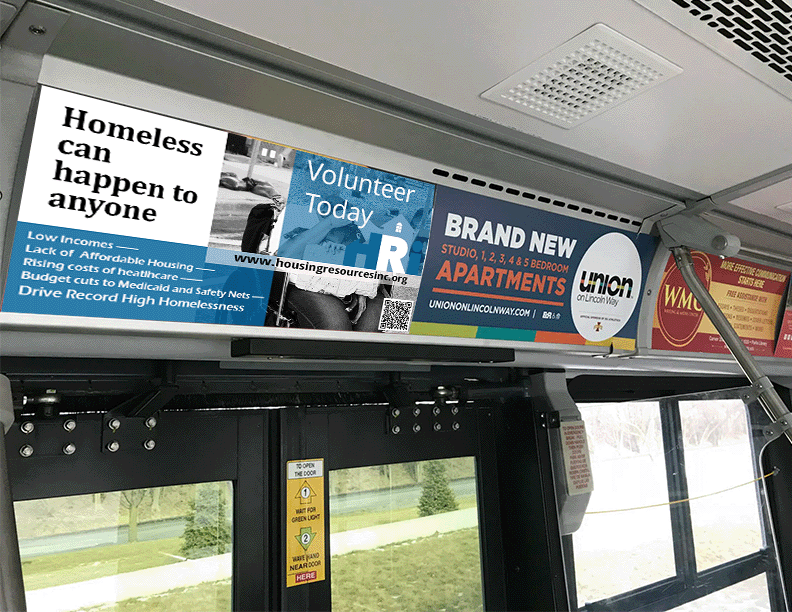 Housing Resources Inc Volunteer Advertisement Product Placement  