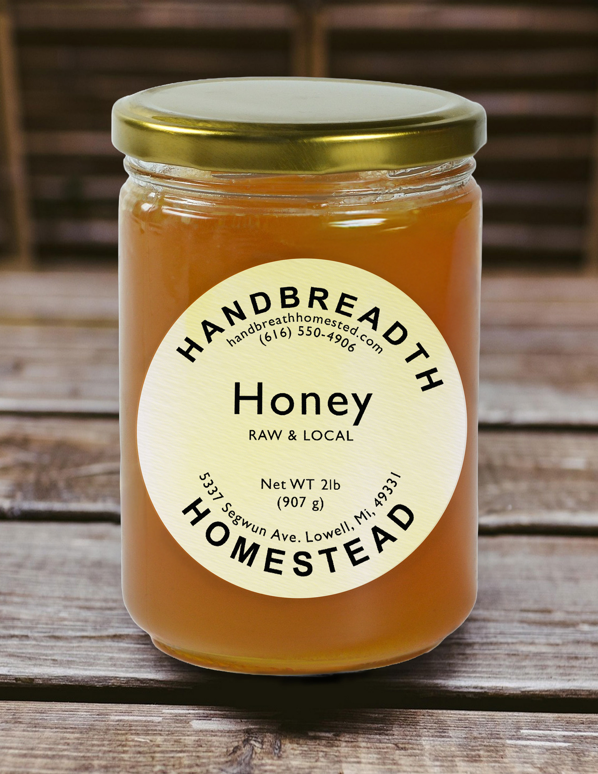 Product Placement for Handbreadth Homestead's Honey Jars