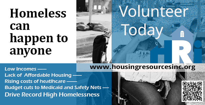 Housing Resources Inc Volunteer Advertisement