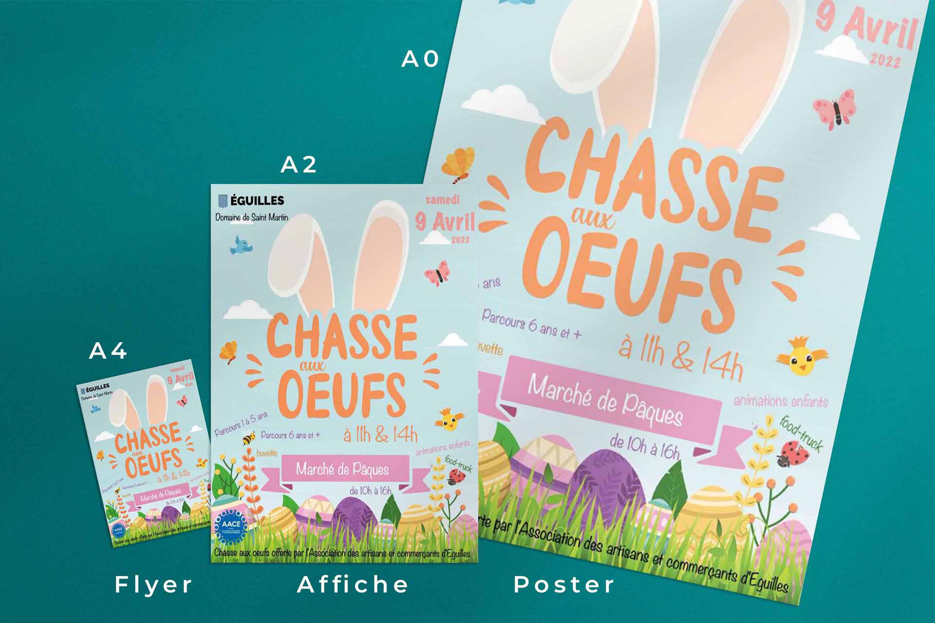 Conception de flyer A5, A4 et Affiche
