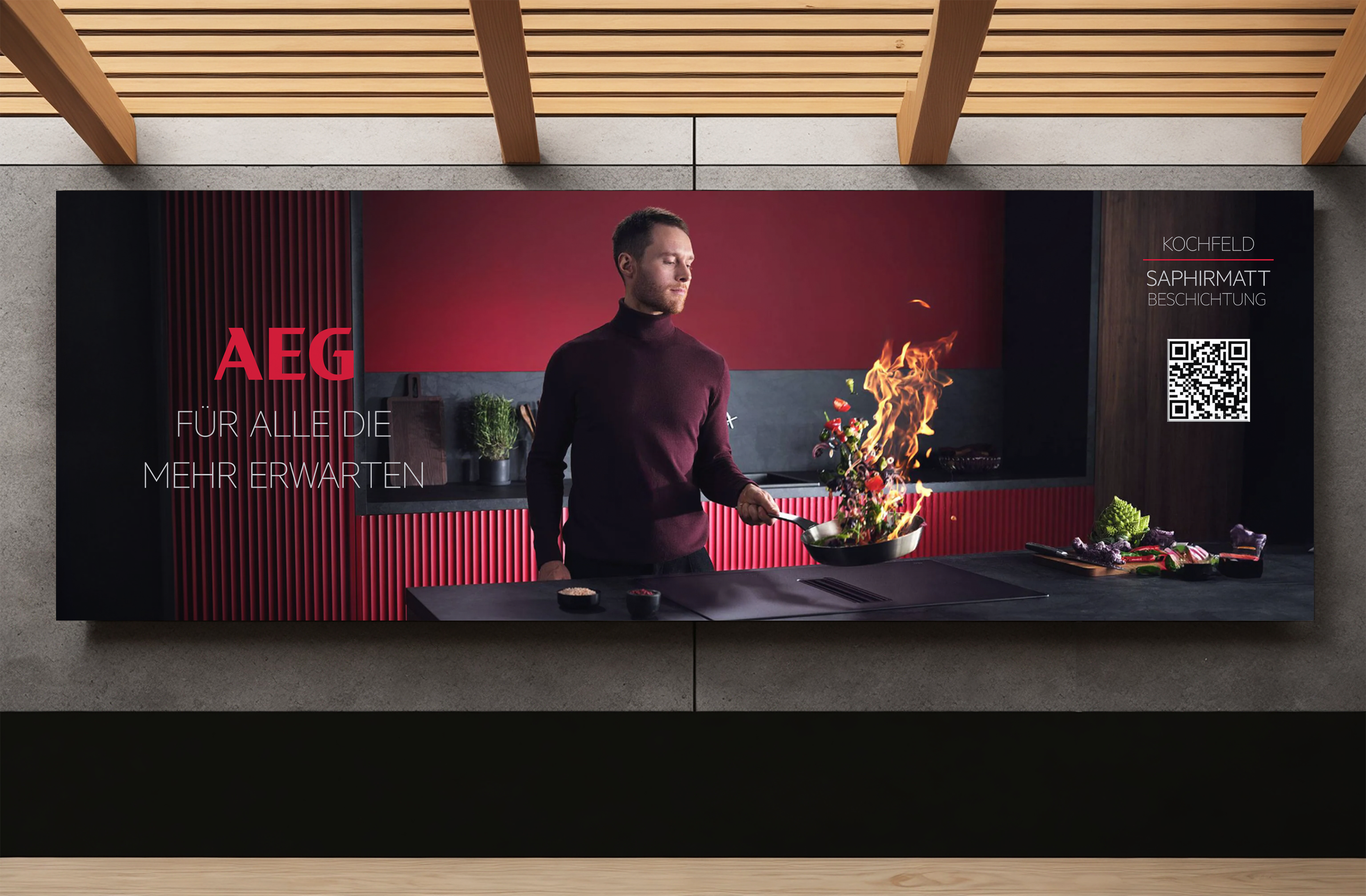 AEG Werbeplakat Querformat