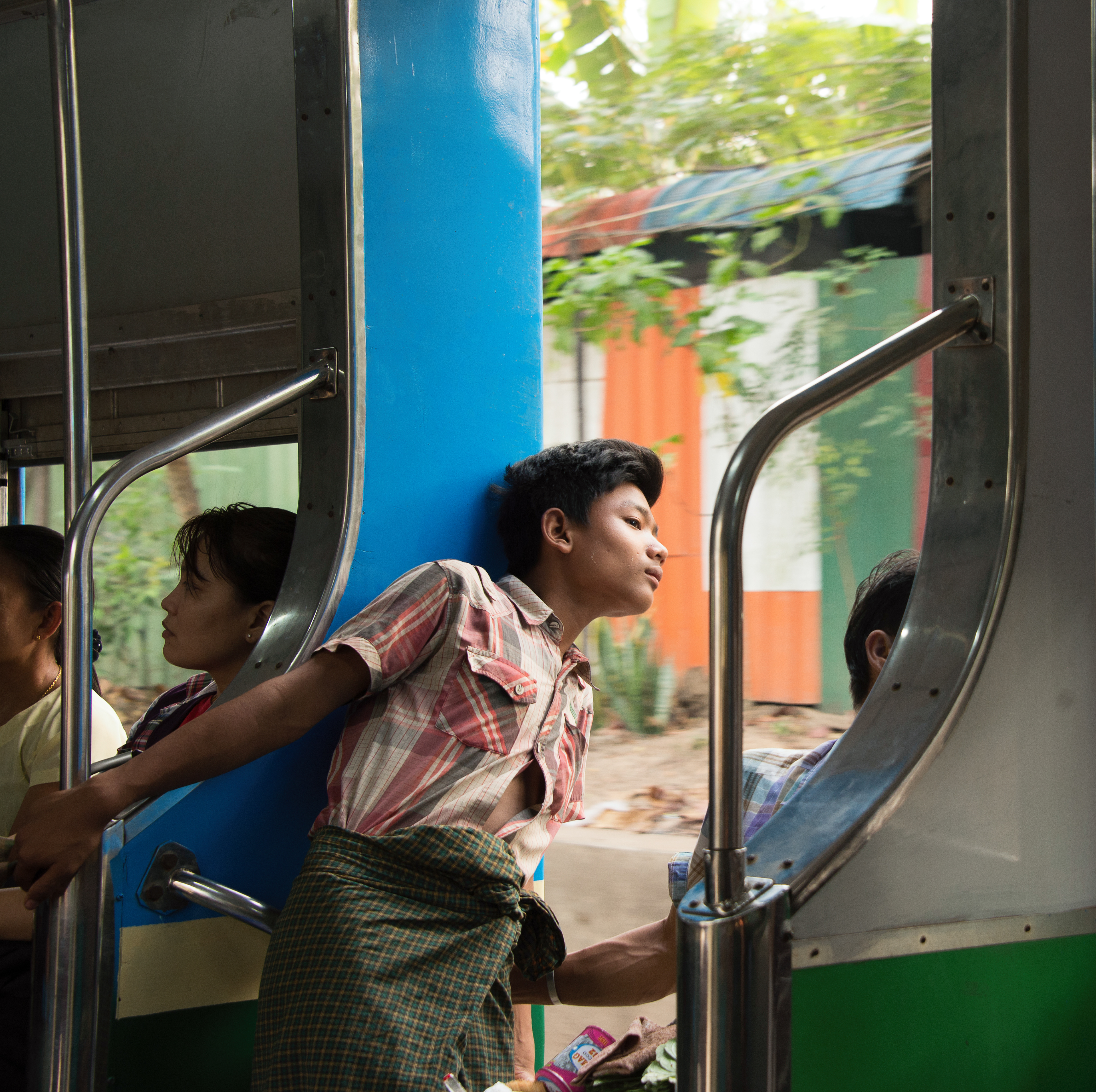 Boy Vendor on Train