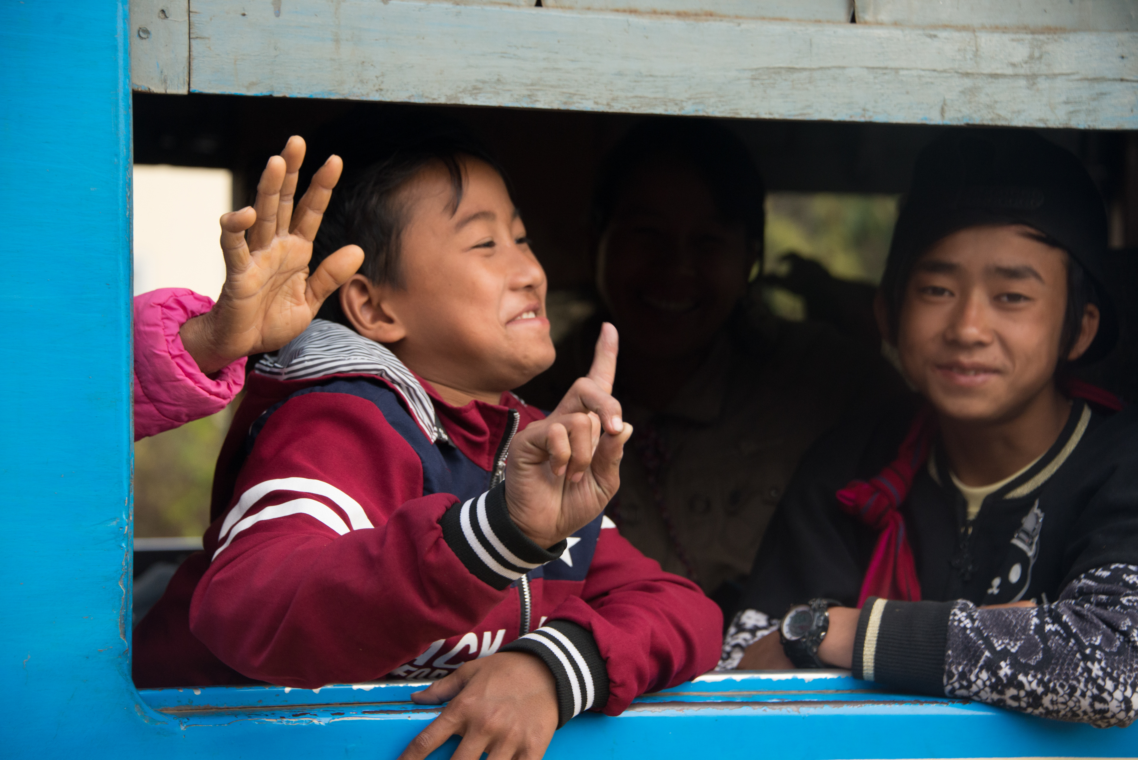 Kids Commuting to School by Train