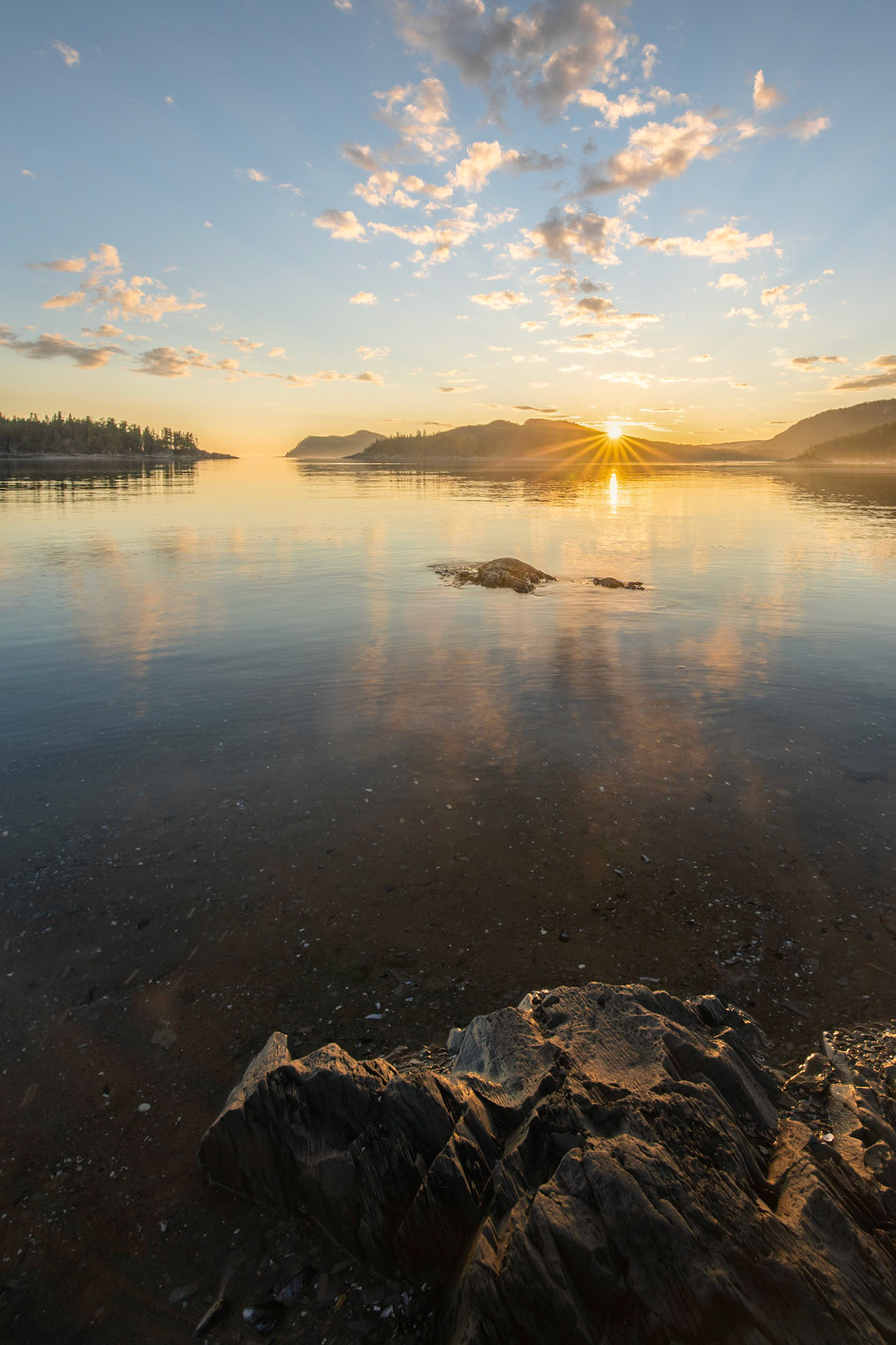 A1121-À marée haute, Parc national du Bic, Québec, Canada, 2020