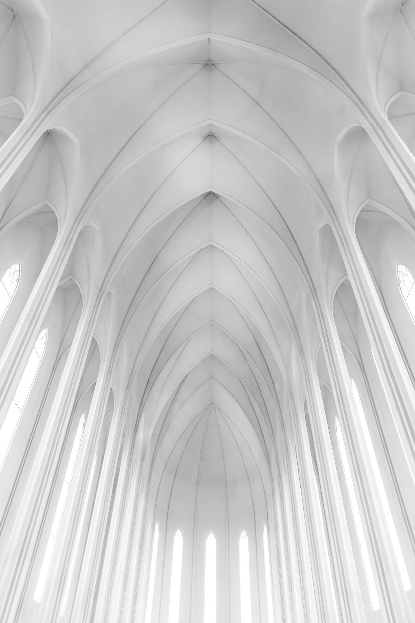 A1105 - Arches, Hallgrímskirkja, Reykjavik, Iceland, 2018