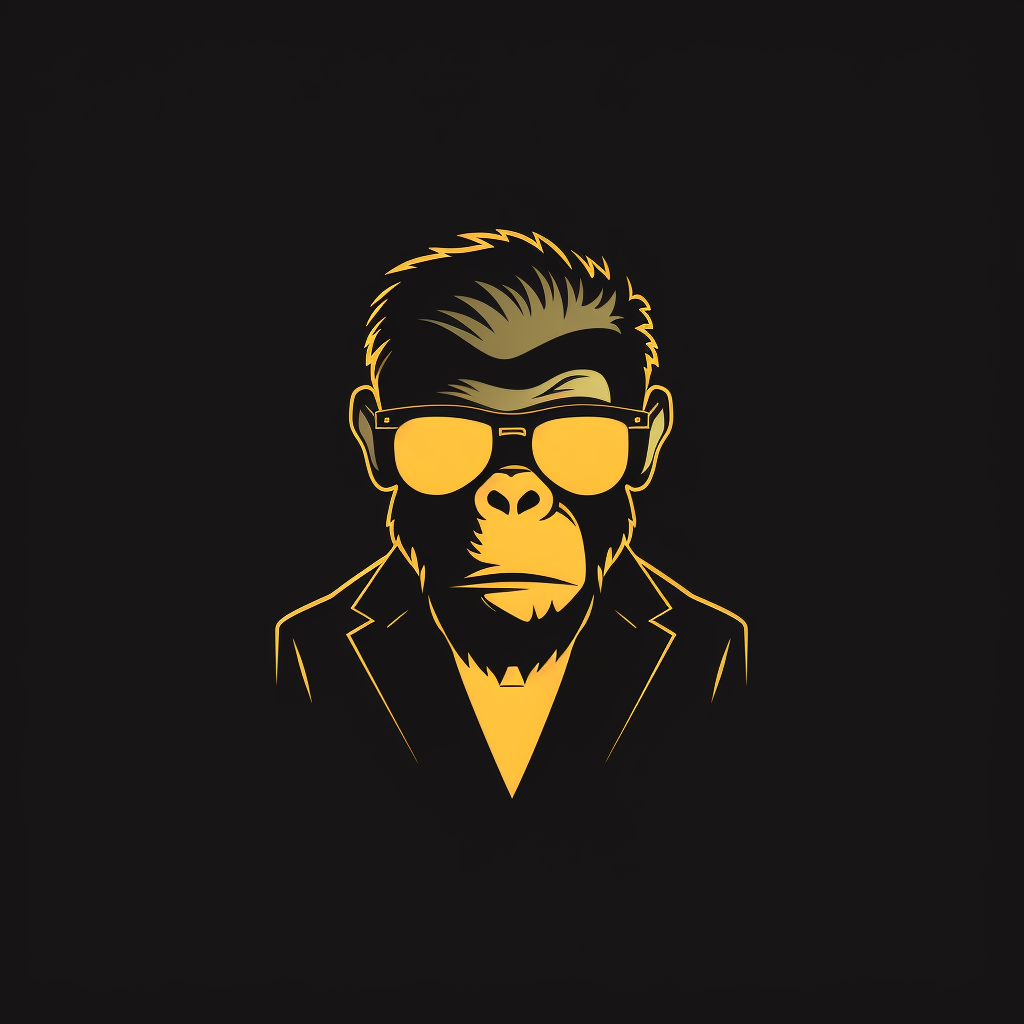 Cool Ape Vector Design