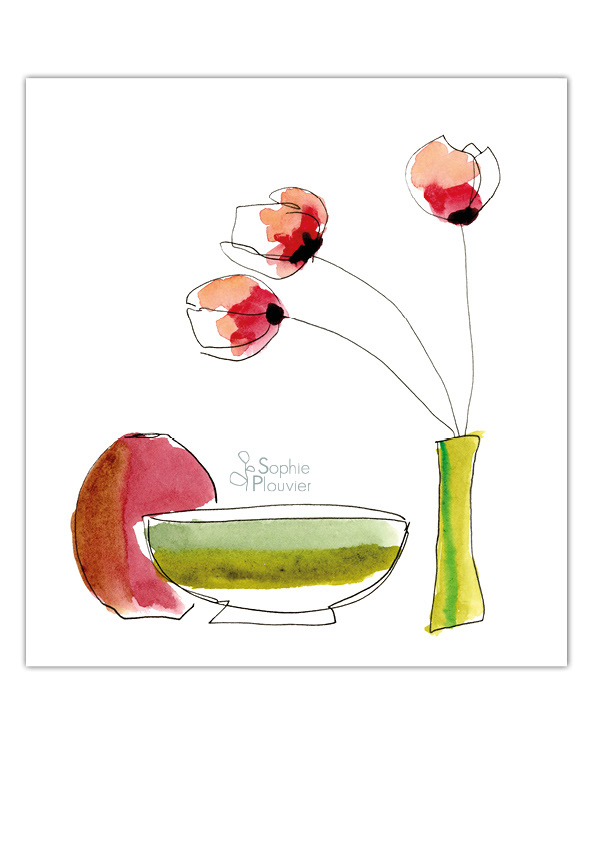 aquarelle Sophie Plouvier