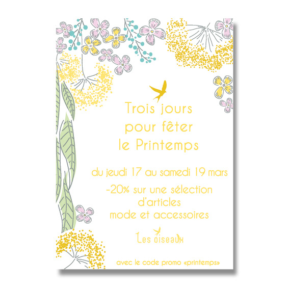 News pour le boutique Les Oiseaux