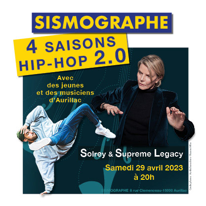 Invitation spectacle "4 Saison Hip-Hop 2.0" - recto