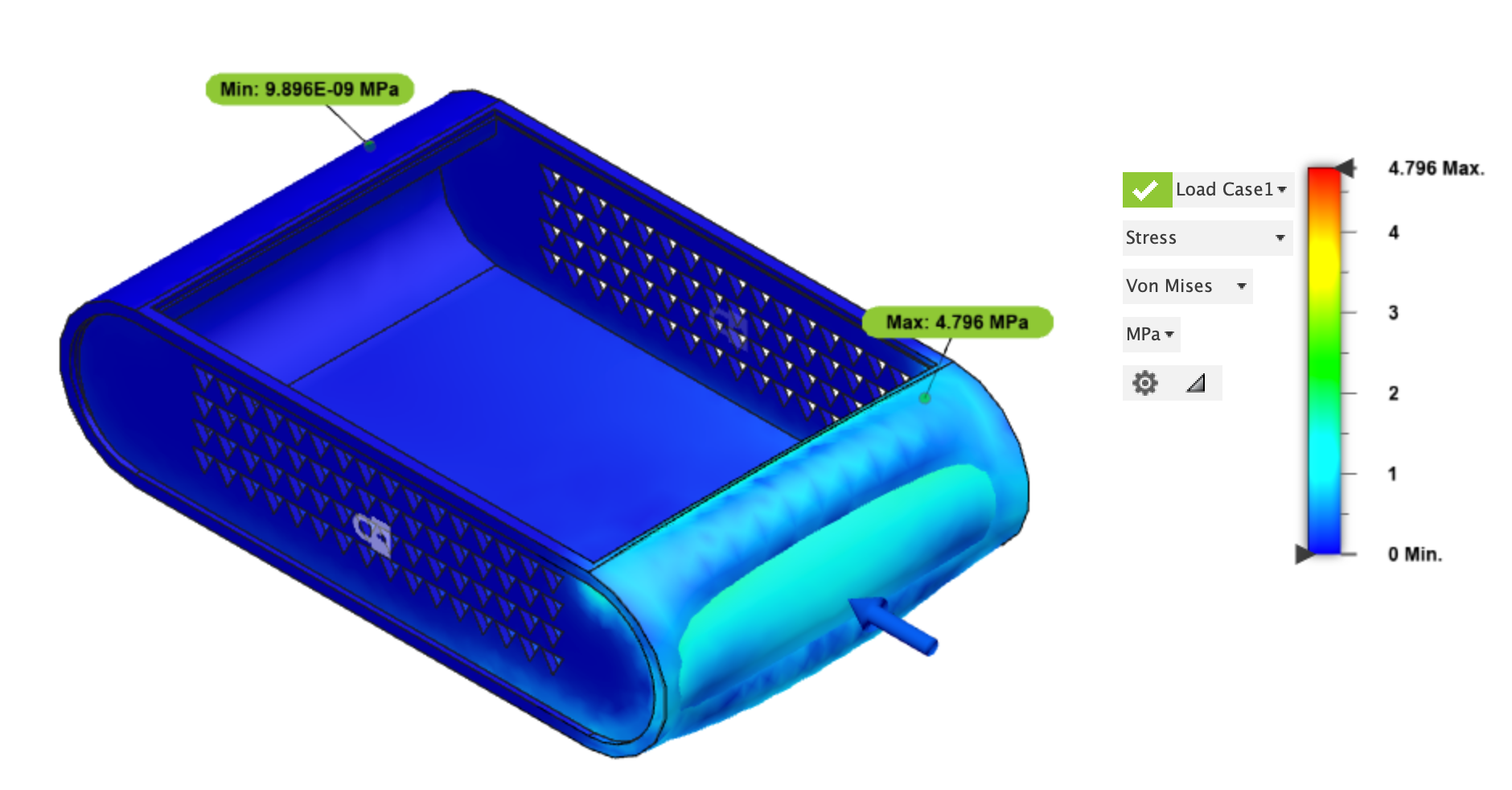 Analysis of body w/ rubber seal