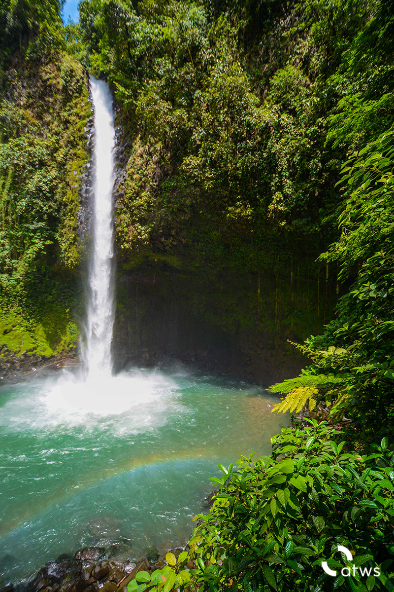 La Fortuna con arcoíris