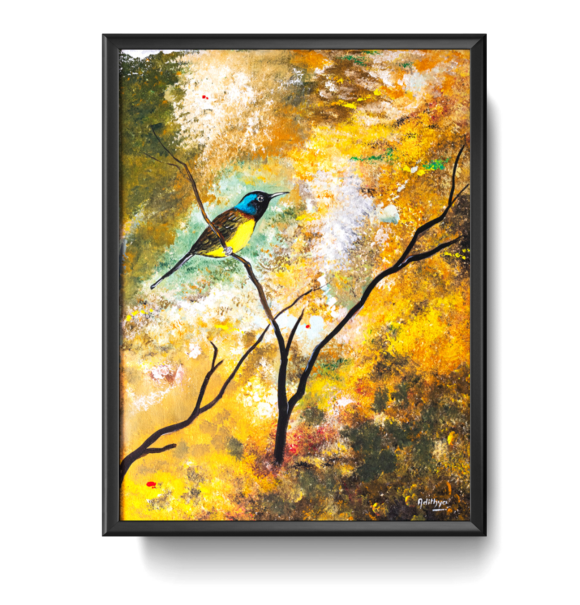 GREEN-TAILED SUNBIRD