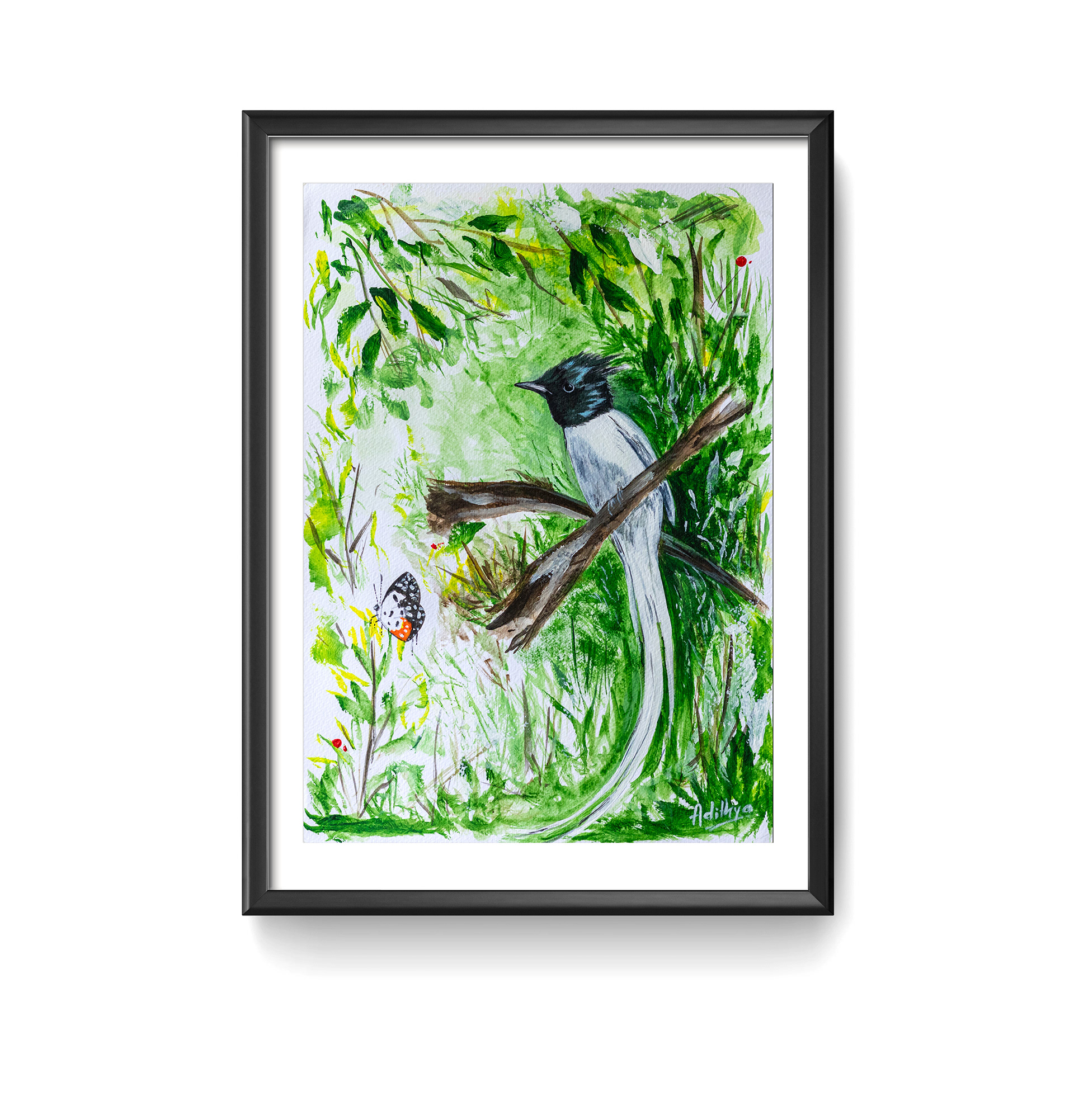 Indian paradise flycatcher