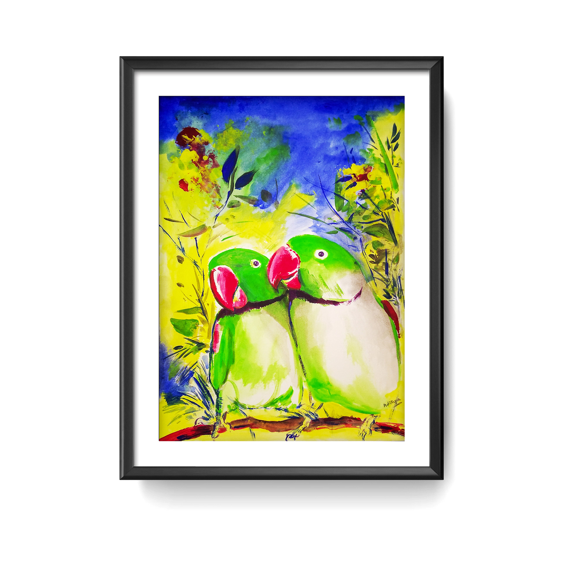 KuchuMuchu (Alexandrine parakeet)