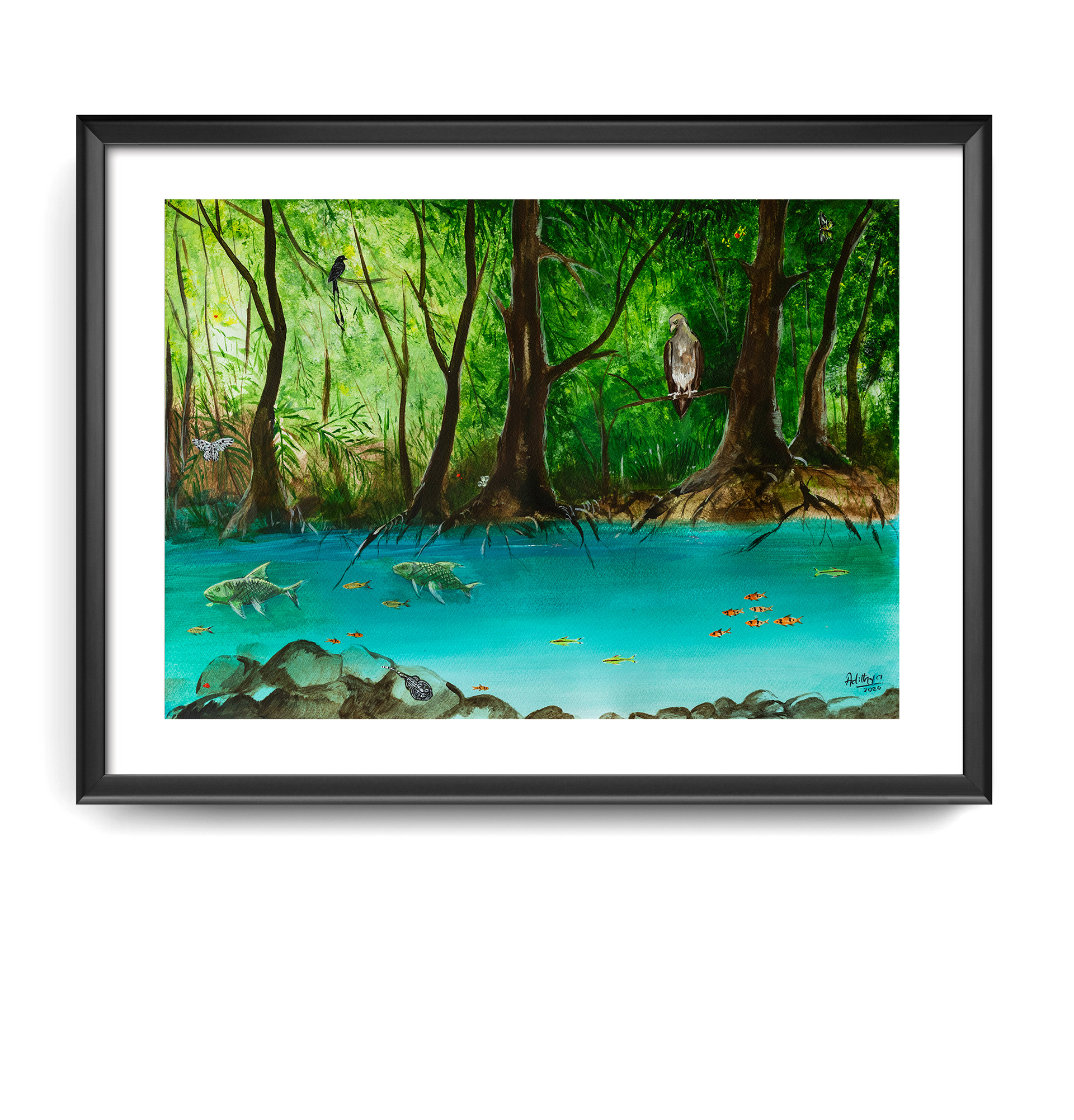 Two worlds, myriad lives...  Western ghats and freshwater ecosystem.