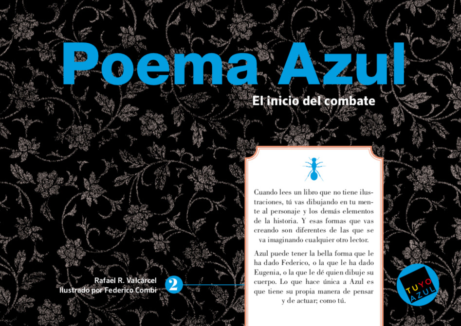 Poema Azul - Palabras Aladas (España)